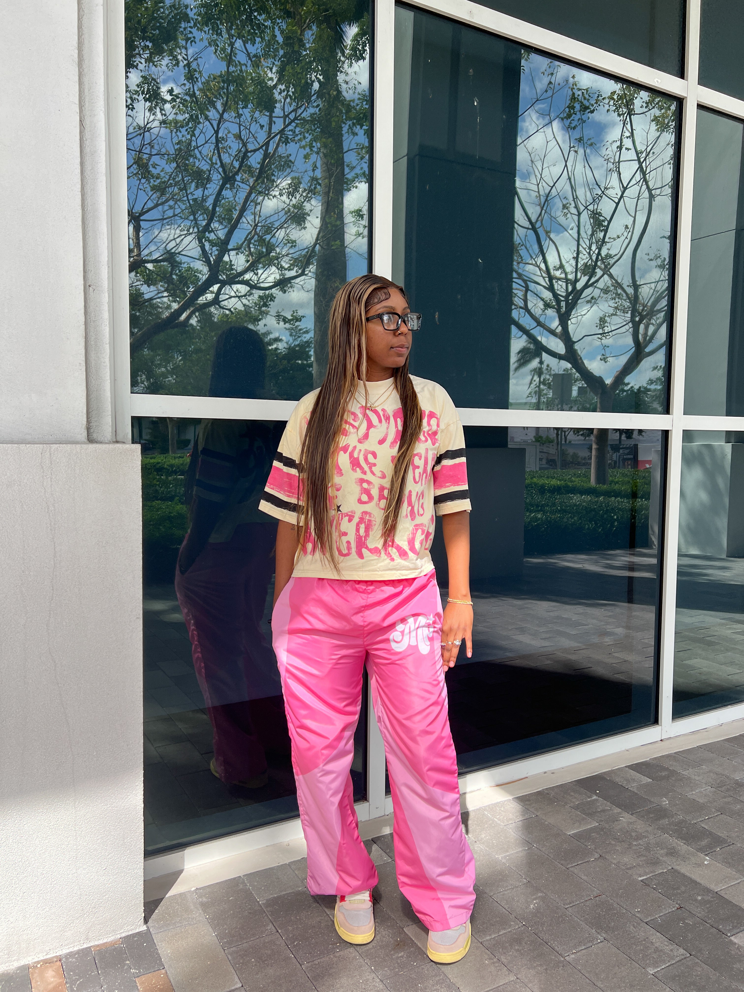 Pink "2 Tone" Trackpant