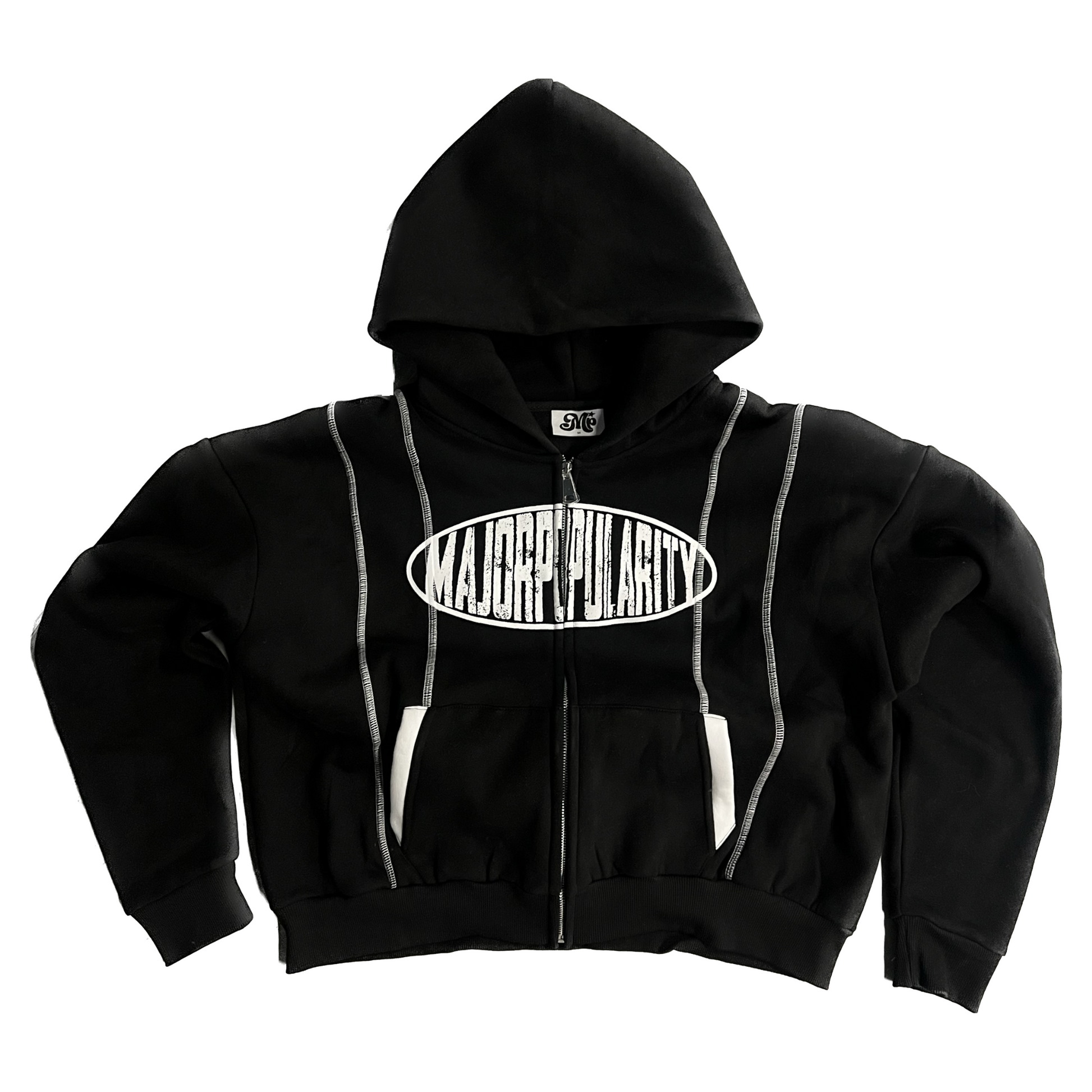 Essential Black Street Hoodie